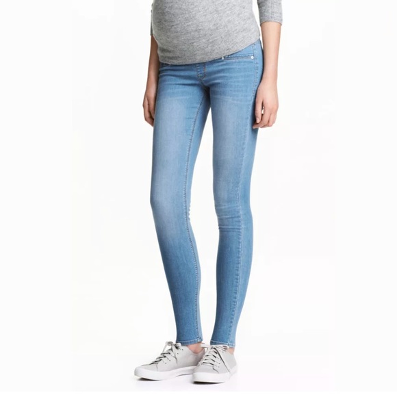 mama skinny high rib jeans